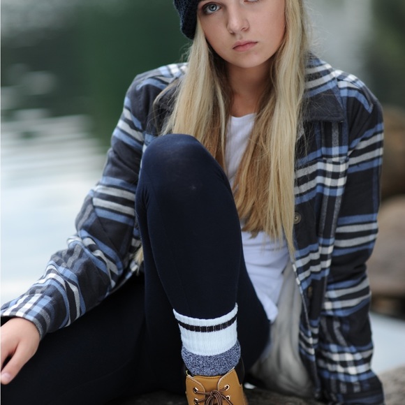 Abercrombie Kids Quilted Flannel Shacket - Picture 2 of 4